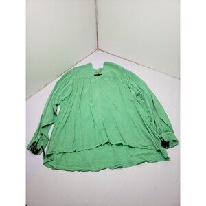 Medieval Renaissance Peasant Pirate Lace Up Linen Tops Cosplay Costume Shirt